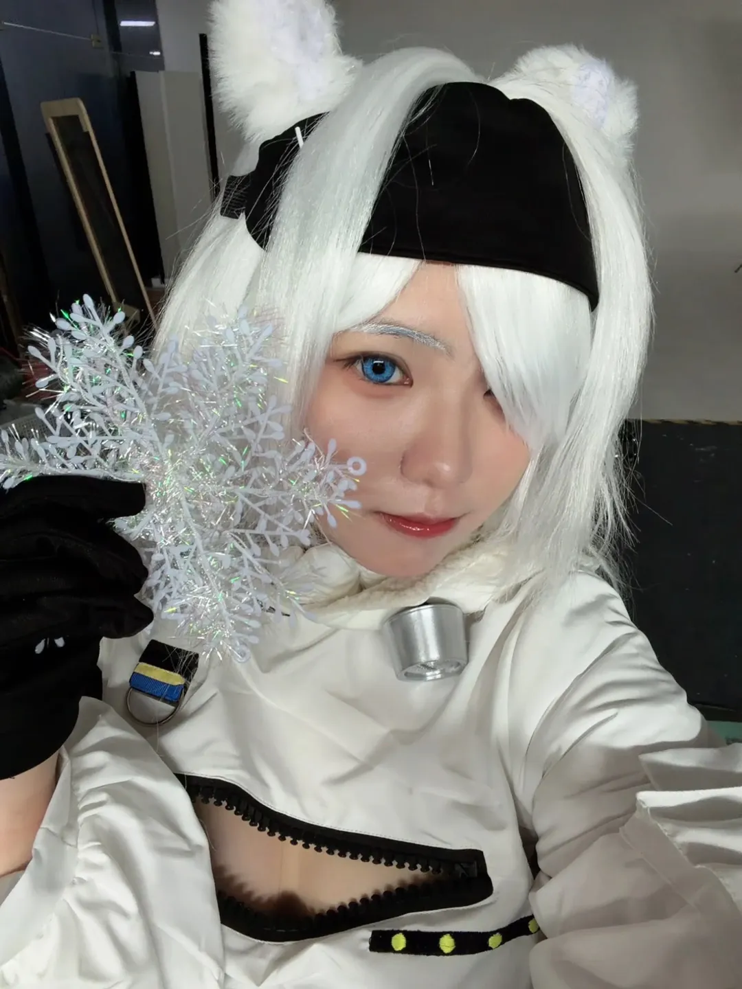 コスプレ, アークナイツ, 白髪獣耳, オーロラ コスプレ, メカ風 - 2枚目