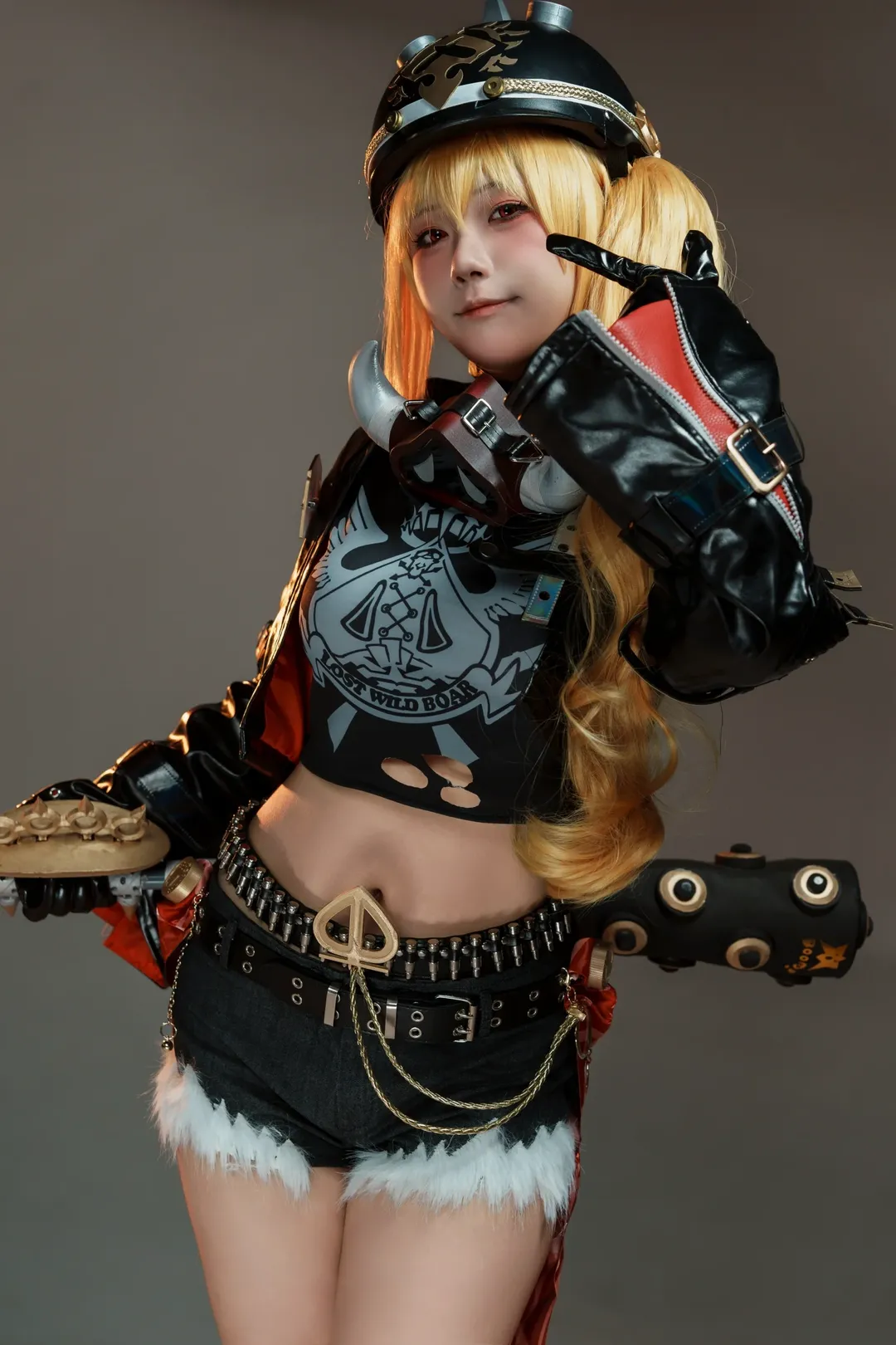 绝区零, 二次元摄影, 露西cos, 少女cosplay, 机车朋克风 - 第2张