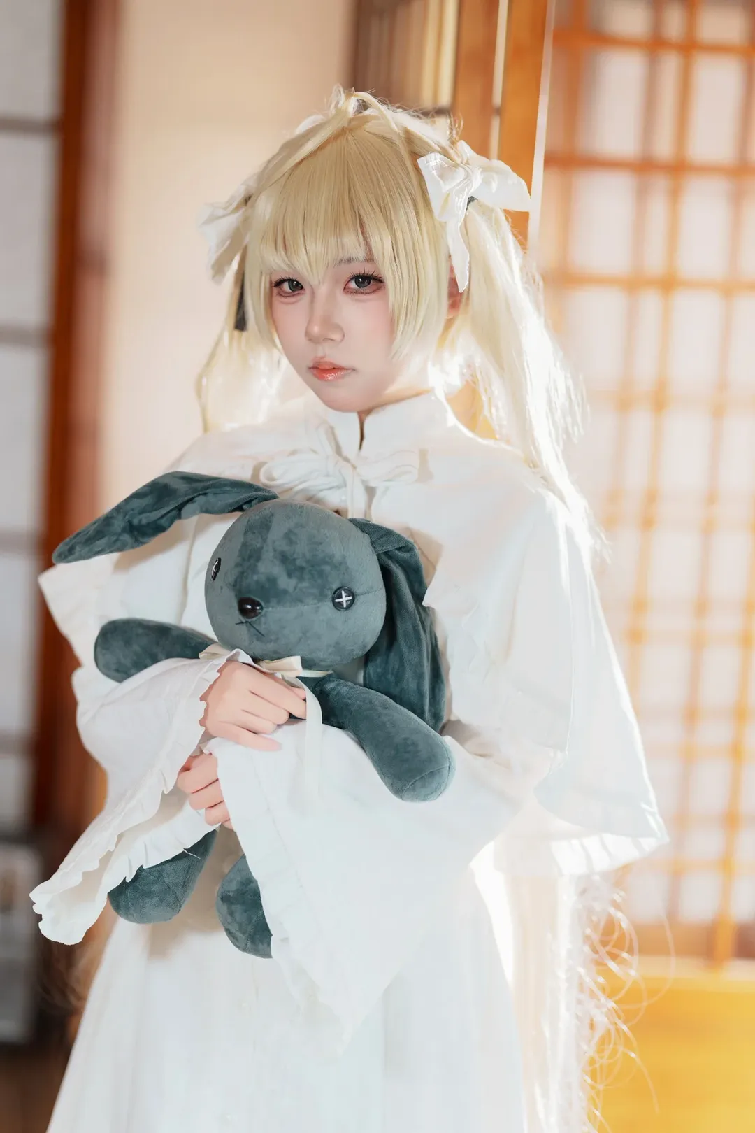 穹妹cos, 缘之空, 二次元coser, 氛围感cosplay, 日系洋装 - 第3张