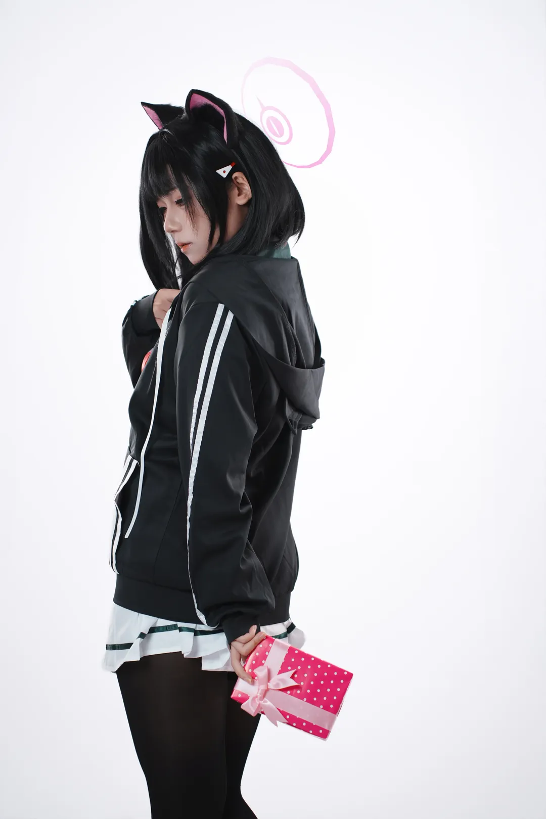 蔚蓝档案, 杏山和纱cos, 黑丝, 新年快乐, cosplay日常 - 第2张