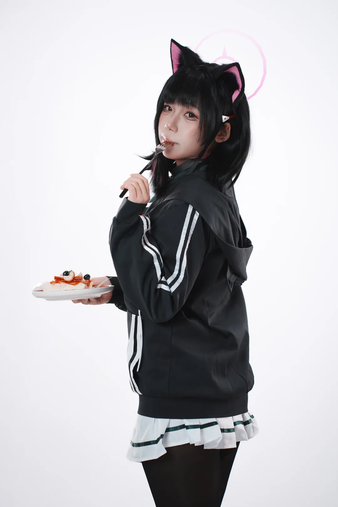 蔚蓝档案, 杏山和纱cos, 黑丝, 新年快乐, cosplay日常 - 第3张