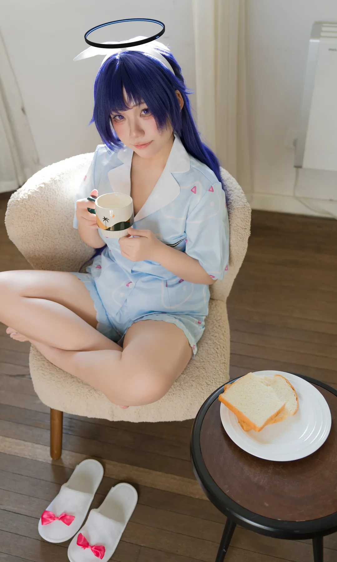 蔚蓝档案, 早濑优香cos, cosplay日常, 自然光摄影, 居家穿搭 - 第1张