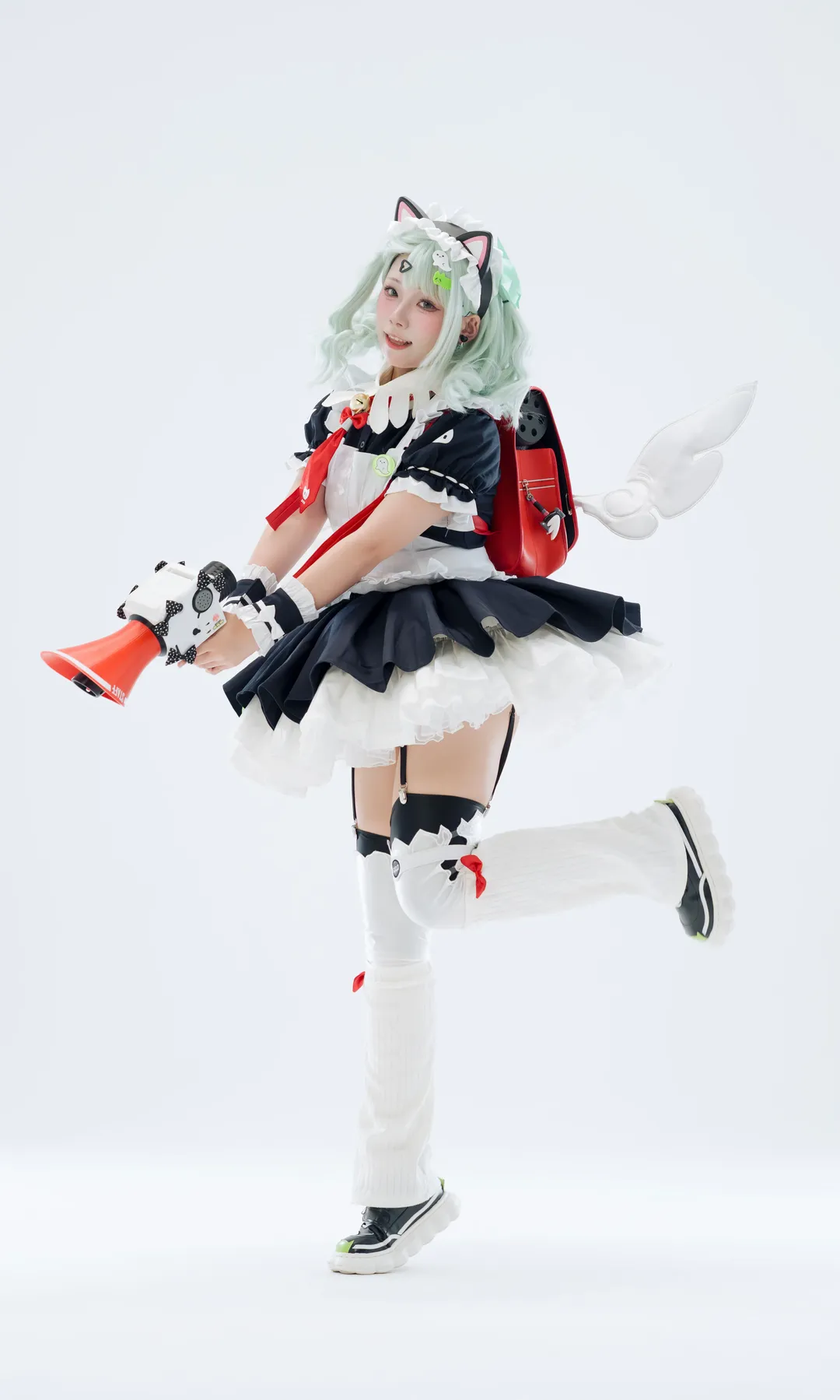 绝区零, 千夏cos, 萌妹cosplay, 猫耳女仆, 午后茶歇 - 第2张