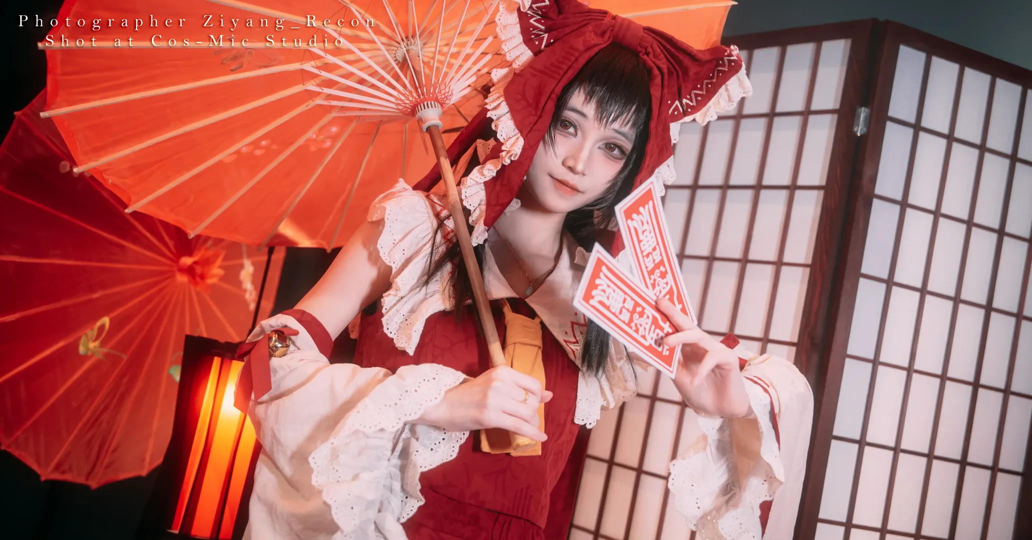 博麗霊夢コスプレ, 和風撮影, 二次元キャラクター, 東方Project, 霊夢コスプレ - 3枚目