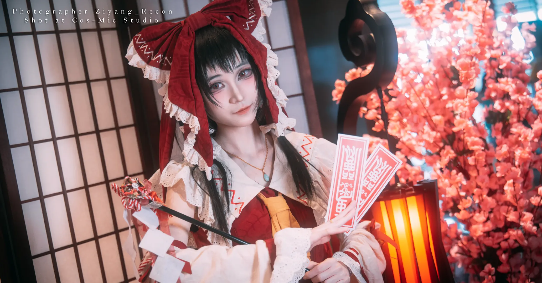 博麗霊夢コスプレ, 和風撮影, 二次元キャラクター, 東方Project, 霊夢コスプレ - 6枚目