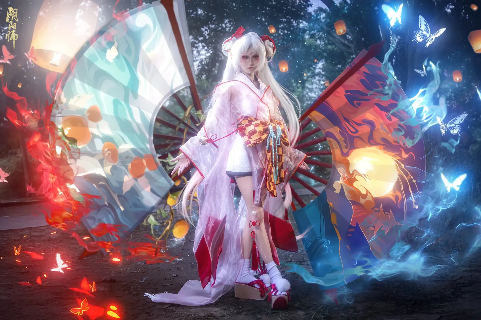 cosplay, 场照, 不知火cos, 阴阳师, 和风少女