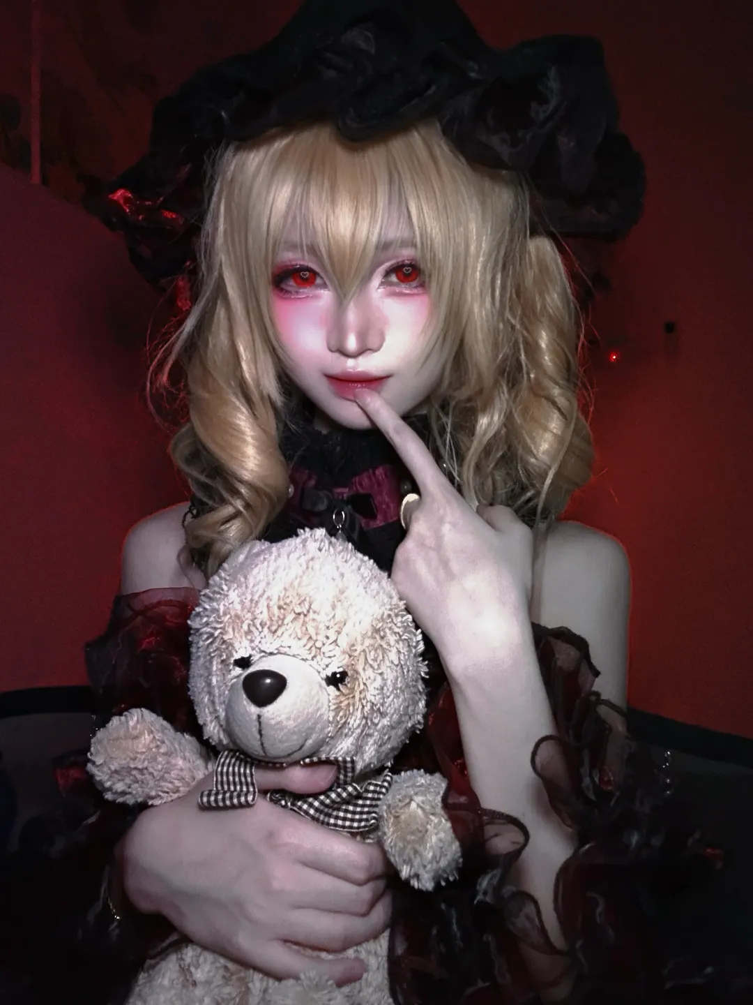 芙蘭朵露cos, cosplay日常, 哥特洛麗塔, 反差萌, 東方project - 第2張