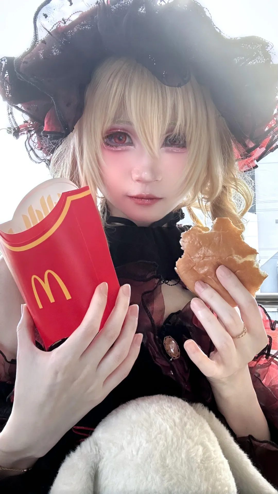 芙蘭朵露cos, cosplay日常, 哥特洛麗塔, 反差萌, 東方project - 第4張
