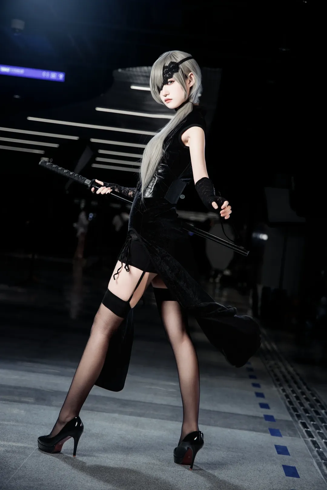 cosplay, 漫展场照, 电锯人, 黑丝穿搭, 光熙cos - 第4张