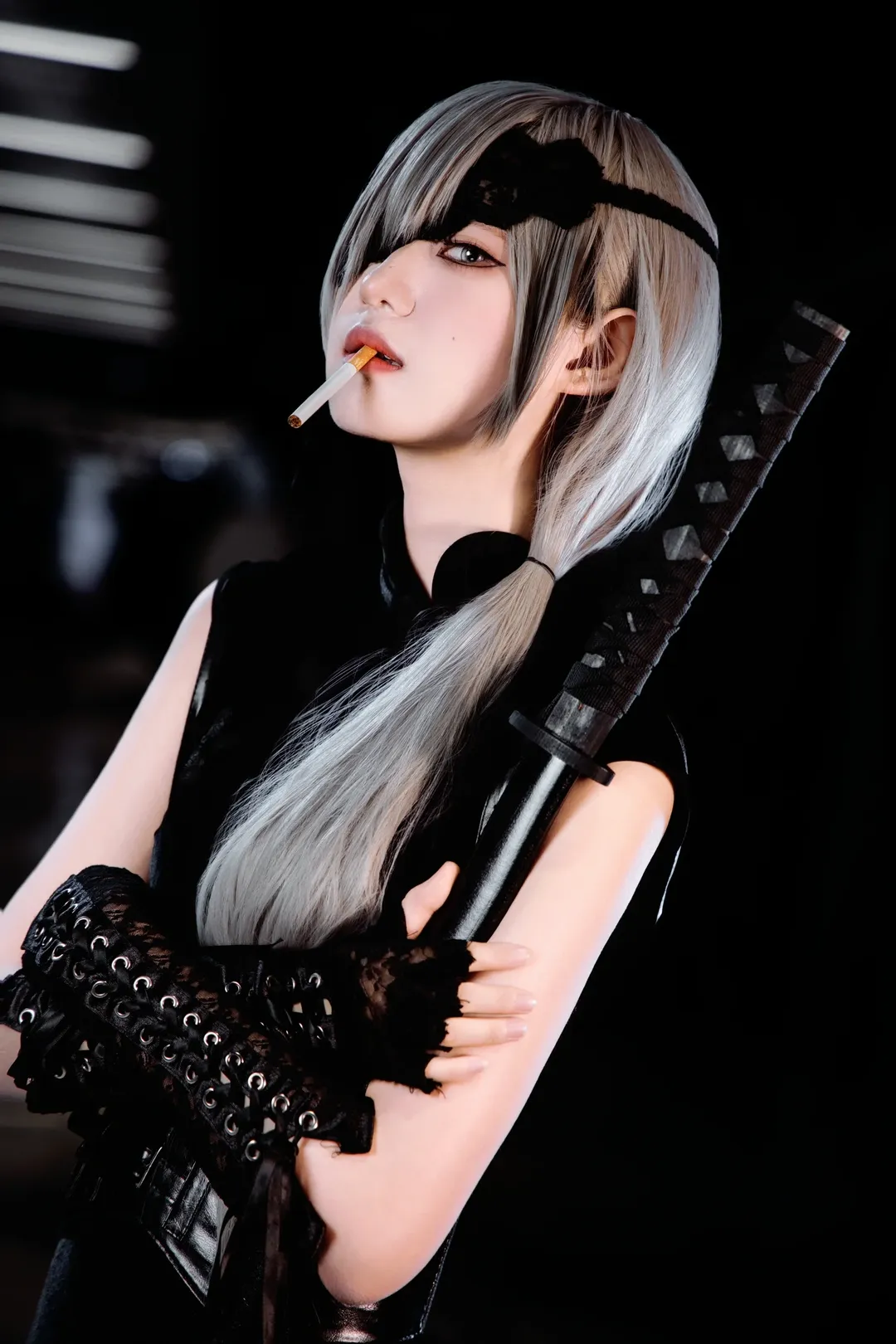 cosplay, 漫展场照, 电锯人, 黑丝穿搭, 光熙cos - 第6张