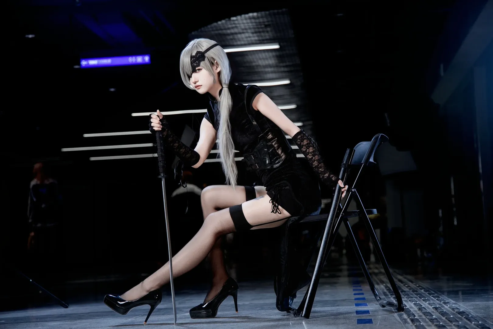 cosplay, 漫展场照, 电锯人, 黑丝穿搭, 光熙cos - 第7张