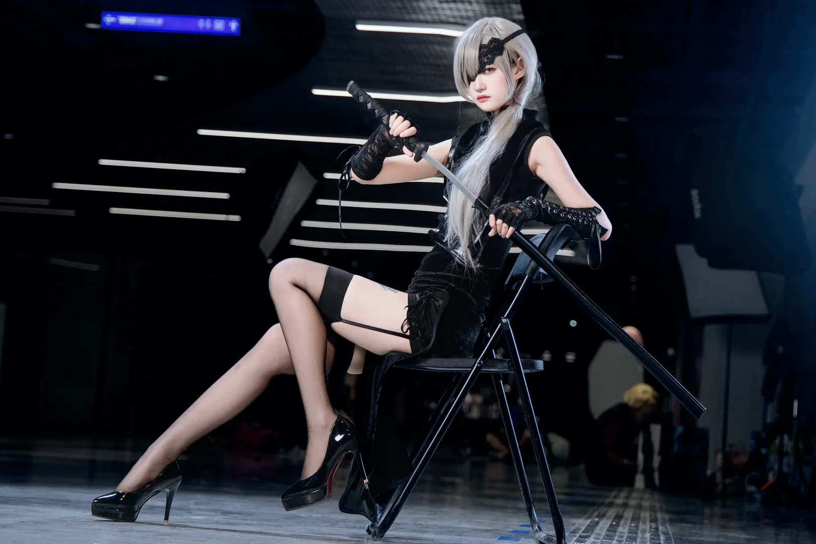 cosplay, 漫展场照, 电锯人, 黑丝穿搭, 光熙cos - 第8张