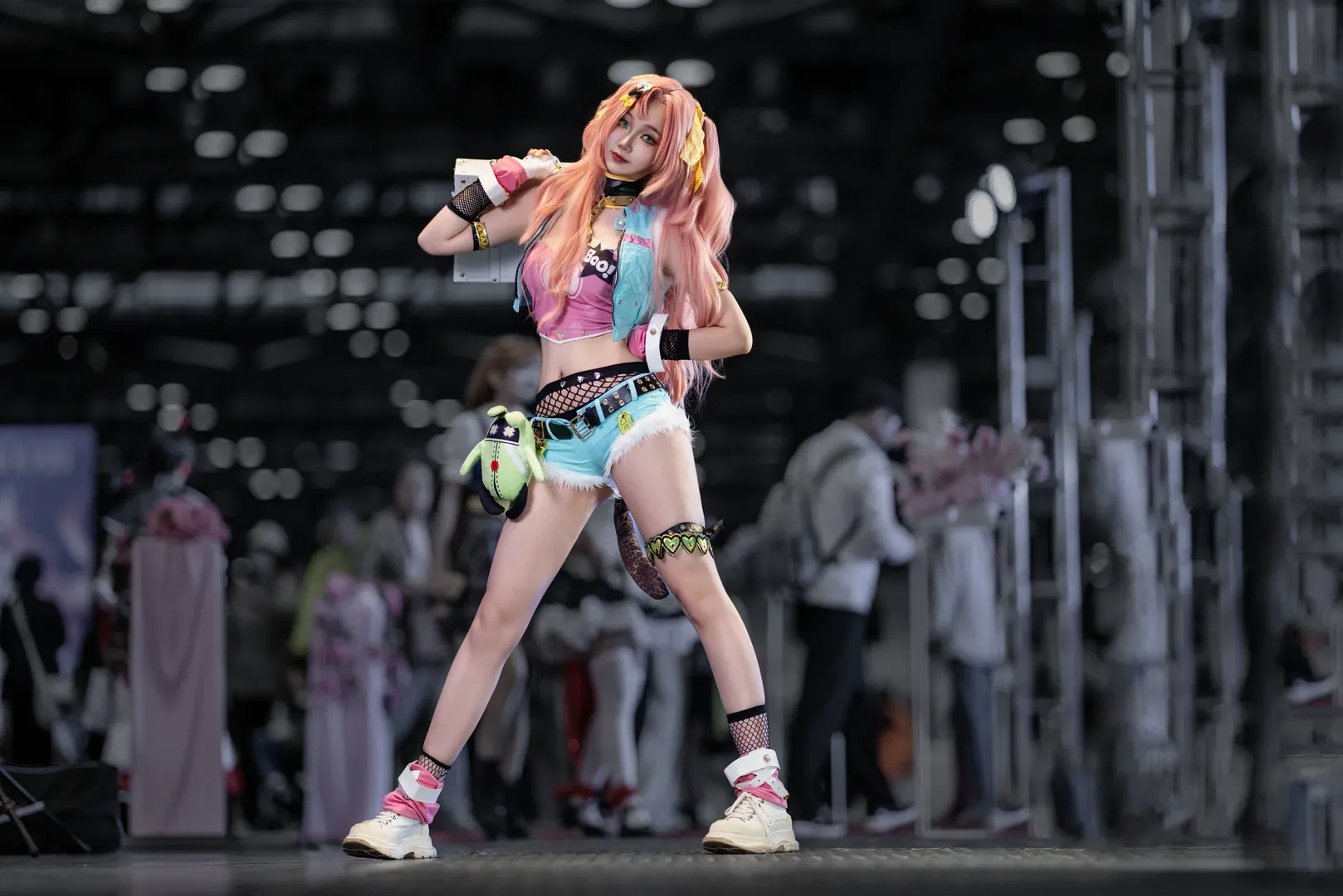 绝区零, 漫展返图, 二次元cosplay, 妮可cos, 渔网袜穿搭 - 第3张