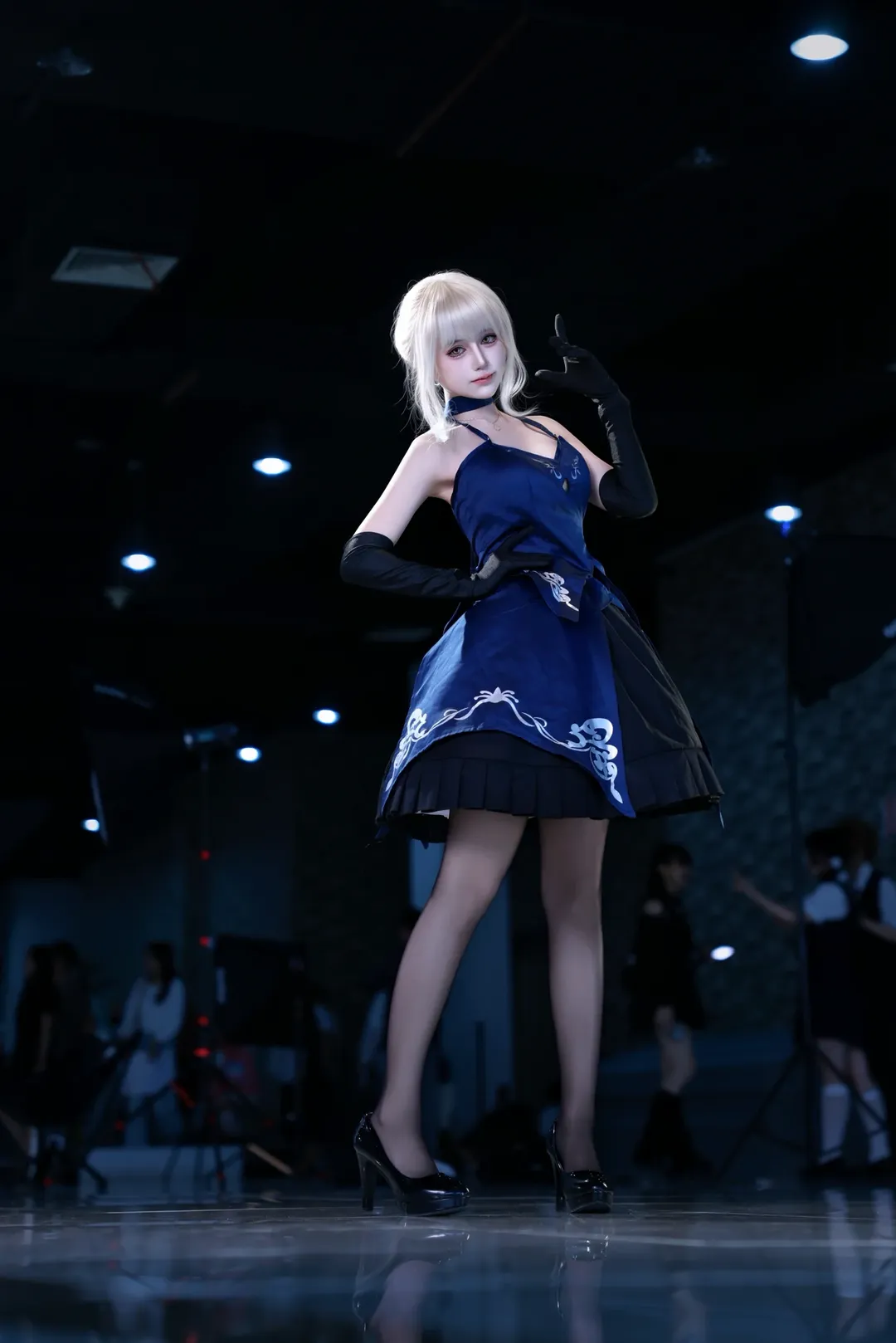 cosplay, 漫展场照, FGO, 黑丝, 黑呆cos