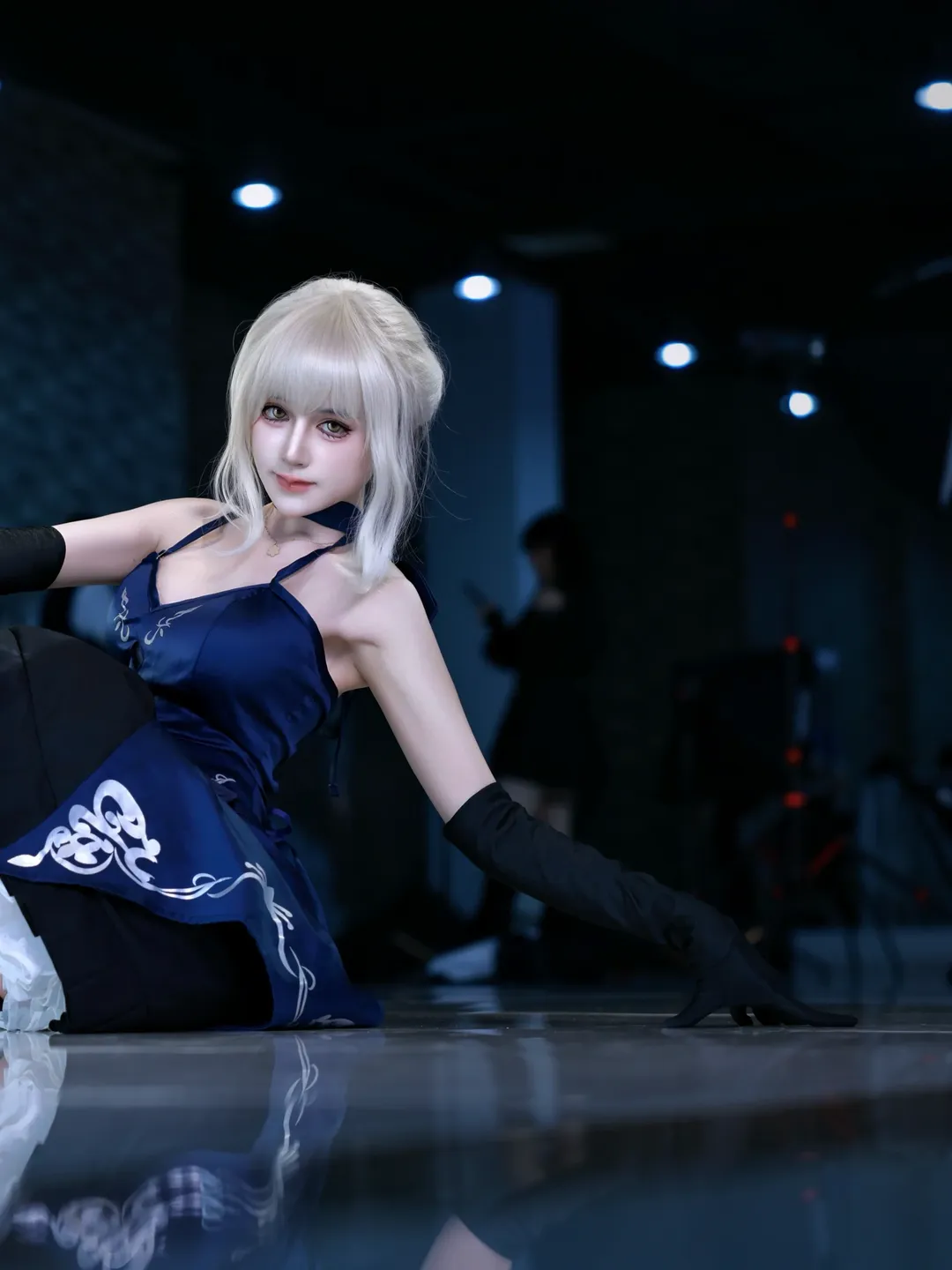 イベント写真, Fate/Grand Order, 黒ストッキング, 黒Saber, セイバーコス - 2枚目