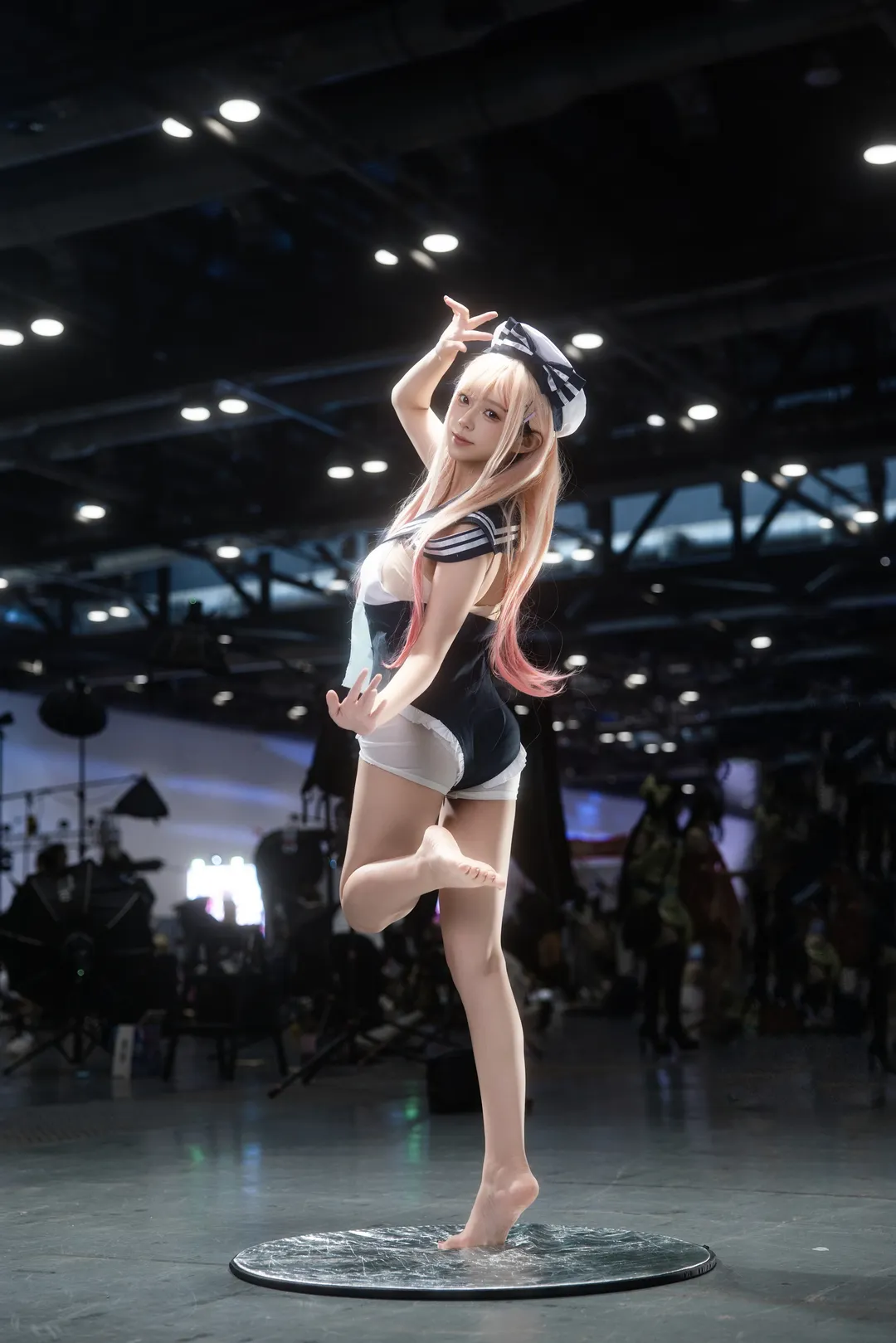 二次元, 漫展场照, cosplay摄影, 喜多川海梦cos, 水手服cos - 第1张