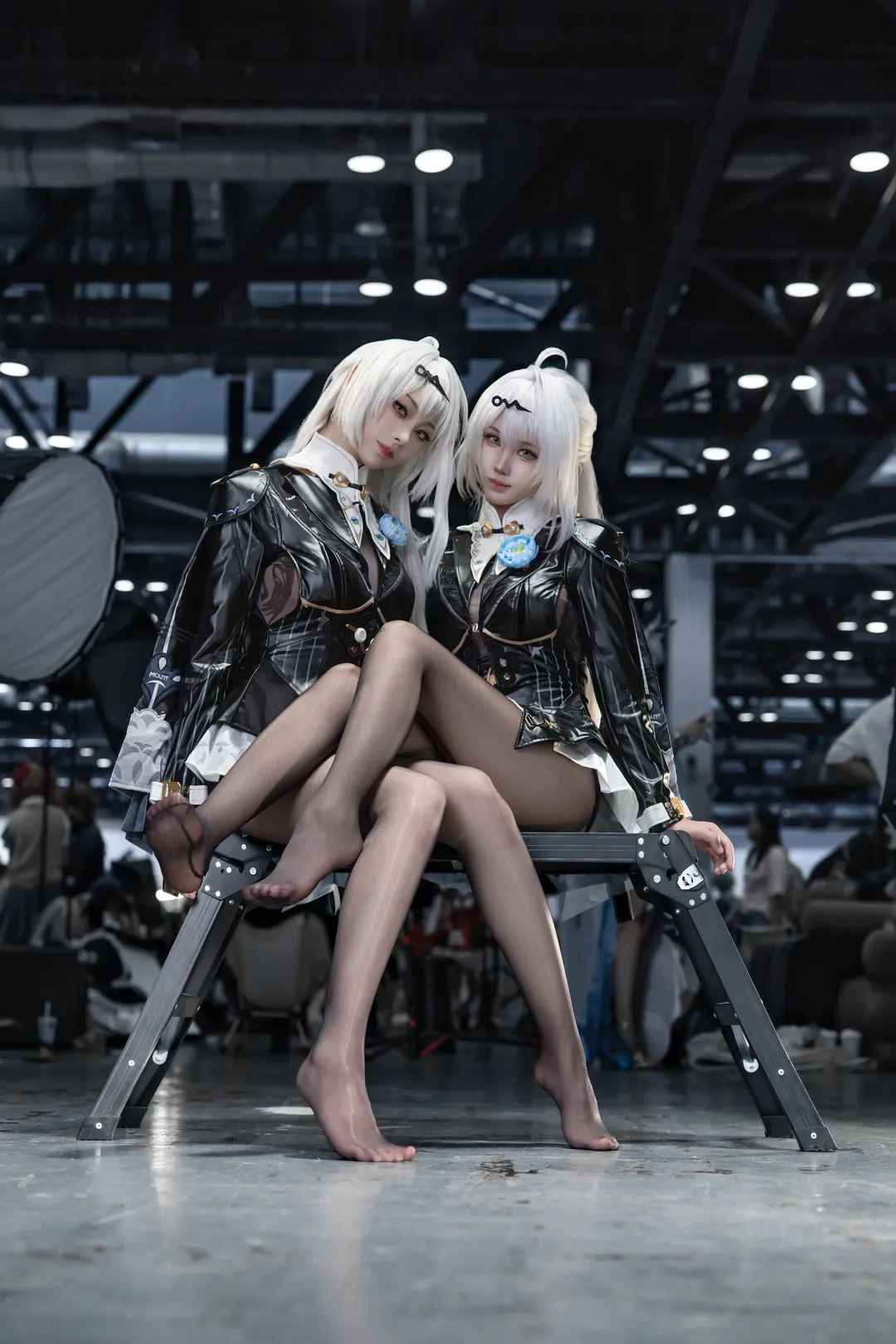 绝区零, 漫展场照, 仪玄cos, 双人cosplay, 丝袜cos