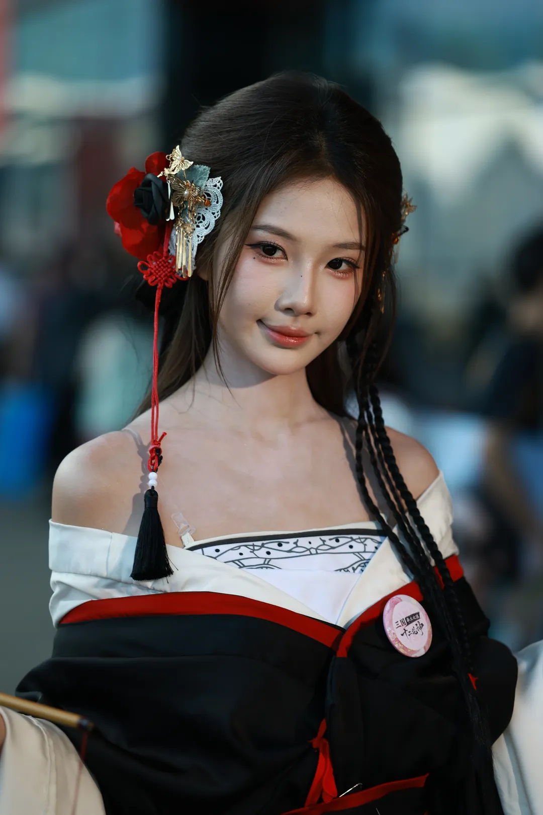 Anime convention cosplay, Anime convention daily life, Stocking outfit, 2026 ChinaJoy, Outdoor photography - Image 10
