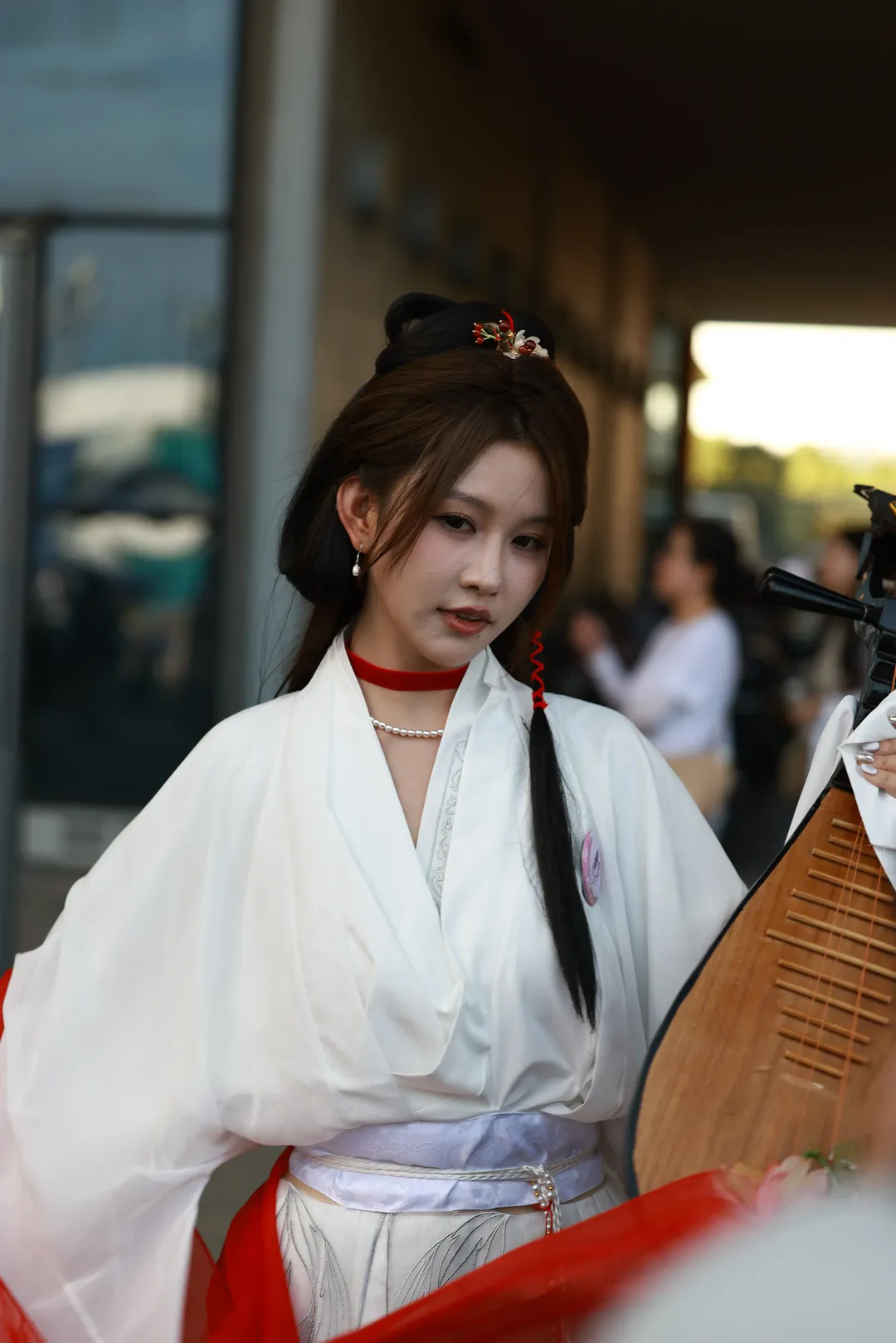 Anime convention cosplay, Anime convention daily life, Stocking outfit, 2026 ChinaJoy, Outdoor photography - Image 13