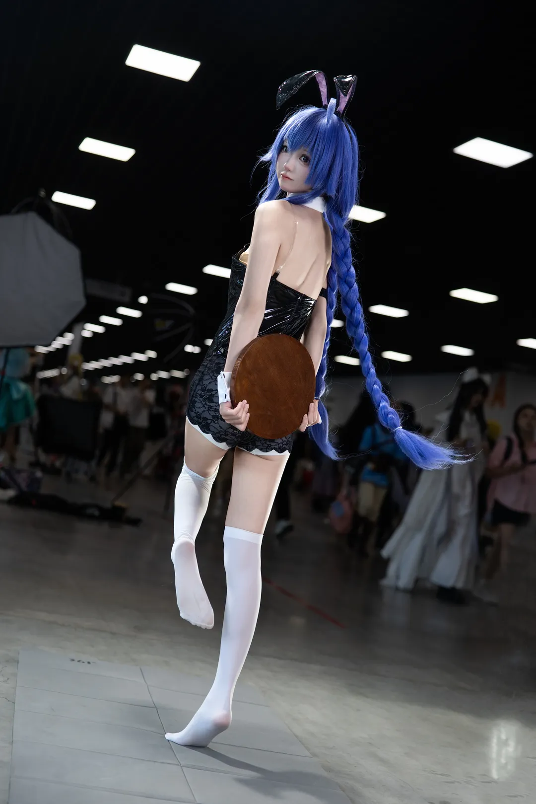 兔女郎, 漫展场照, 二次元cosplay, 白丝, 漫展拍摄