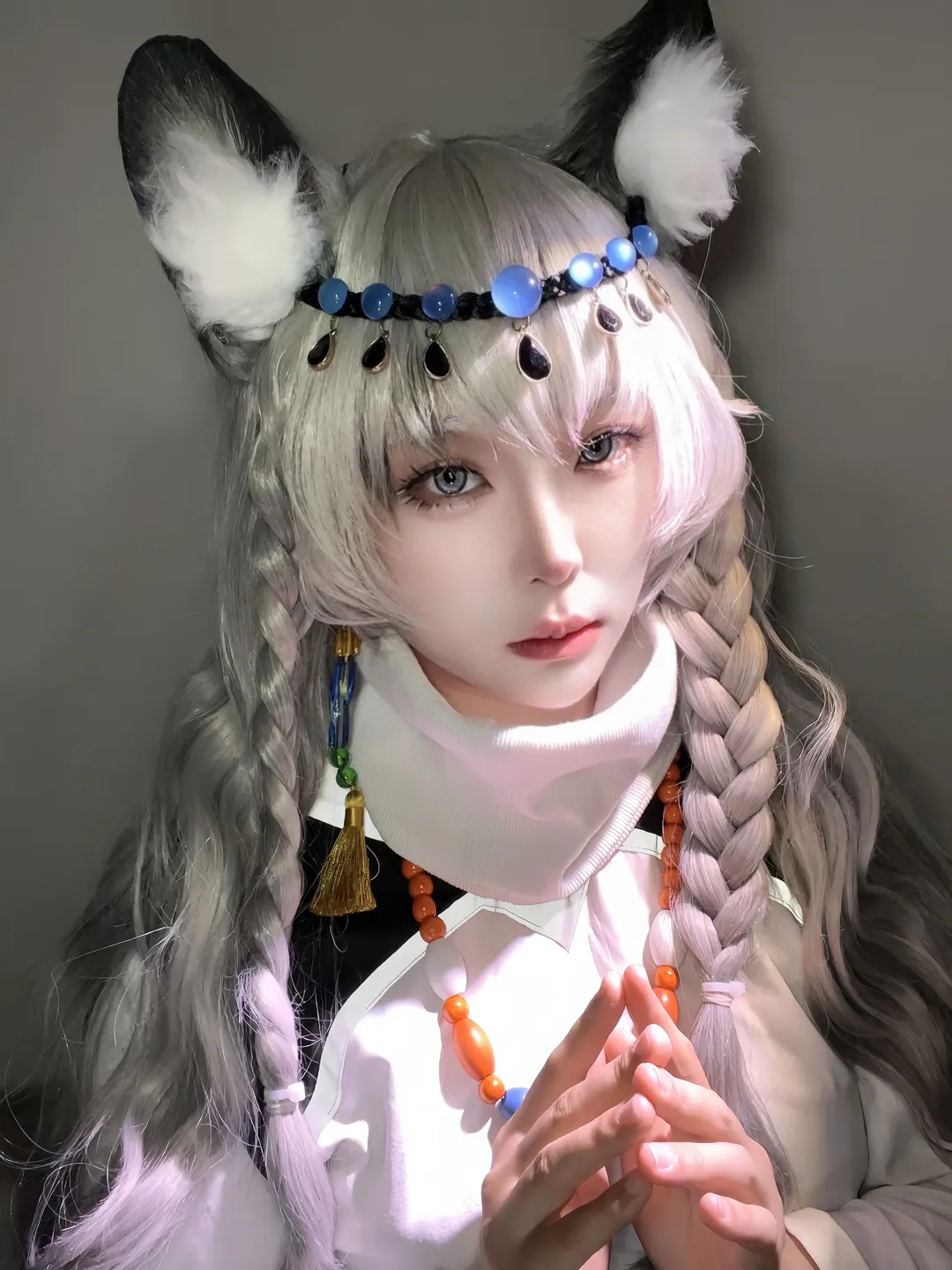 初雪cos, 明日方舟, 兽耳, 无忧梦呓, 喀兰圣女 - 第3张