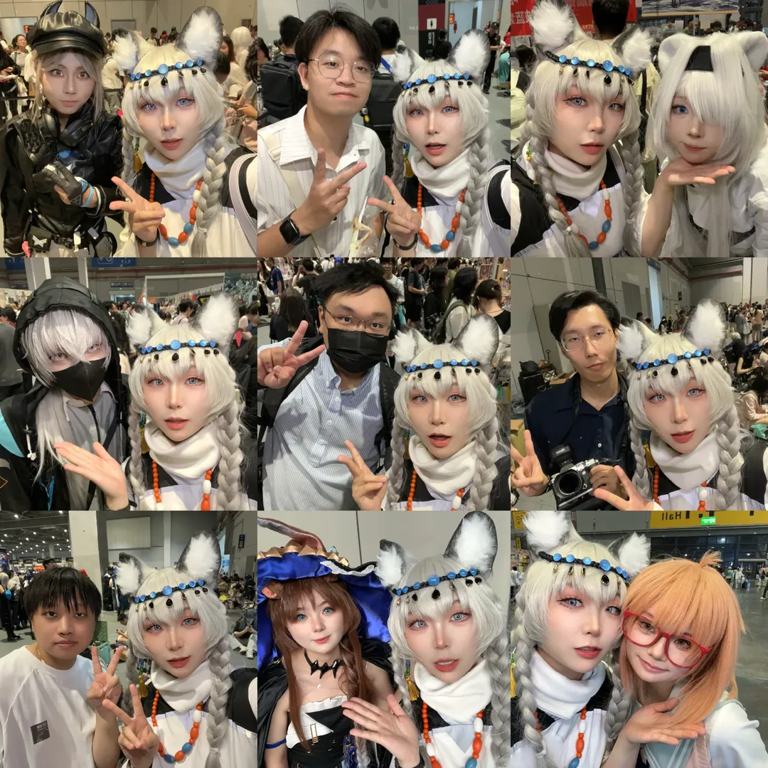 Convention photos, First Snow cosplay, Arknights, CPSP Anime Convention, Animal ears - Image 2