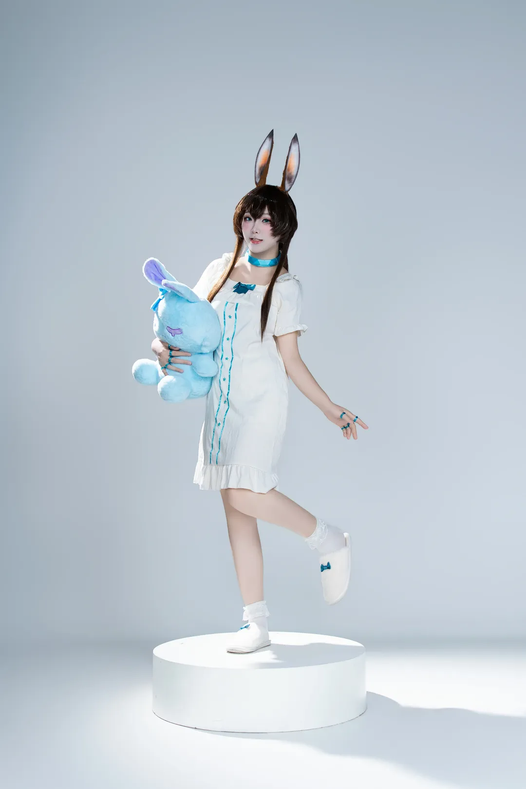 明日方舟, 阿米婭cos, cosplay攝影, 名創優品聯動, 生日場照