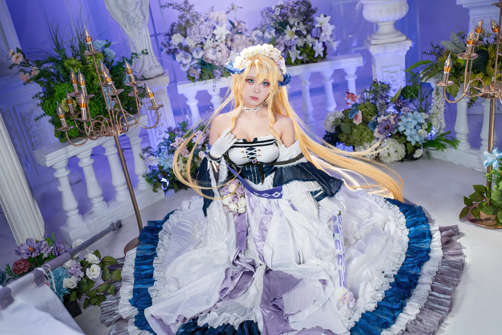 アークナイツ, コスプレ撮影, サイラッハ コスプレ, 薫りの品定め, ヴィクトリア風ドレス - 5枚目
