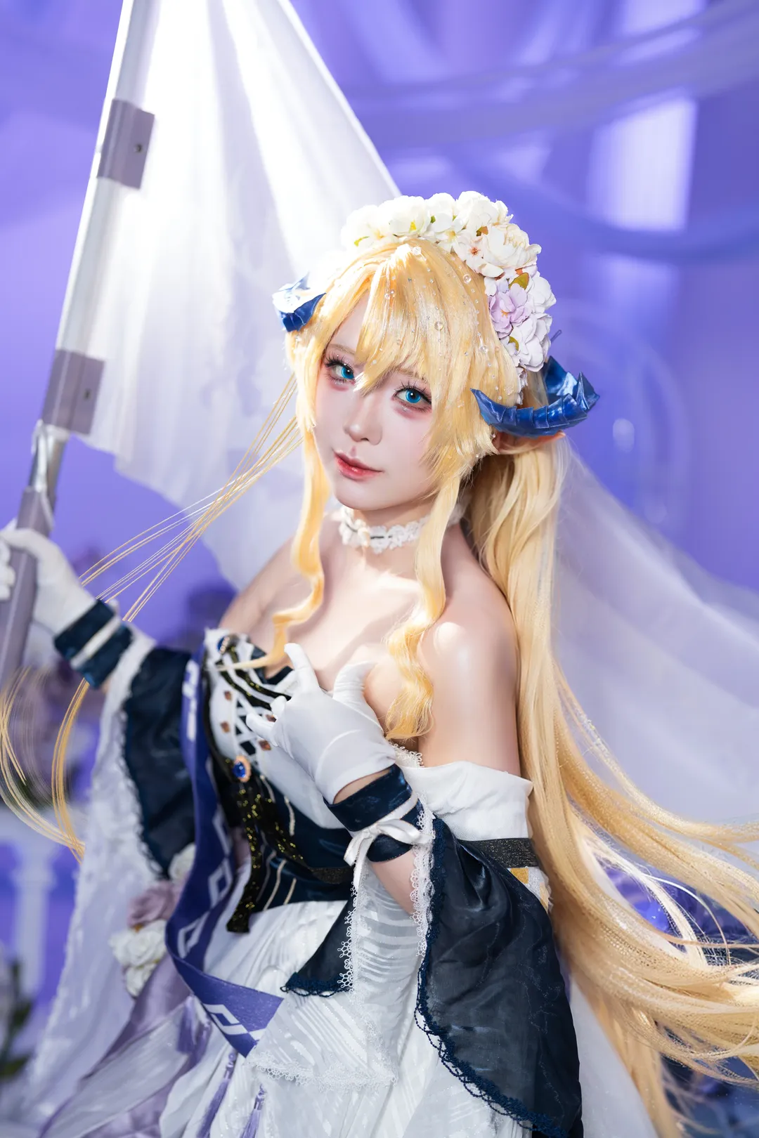 アークナイツ, コスプレ撮影, サイラッハ コスプレ, 薫りの品定め, ヴィクトリア風ドレス - 7枚目