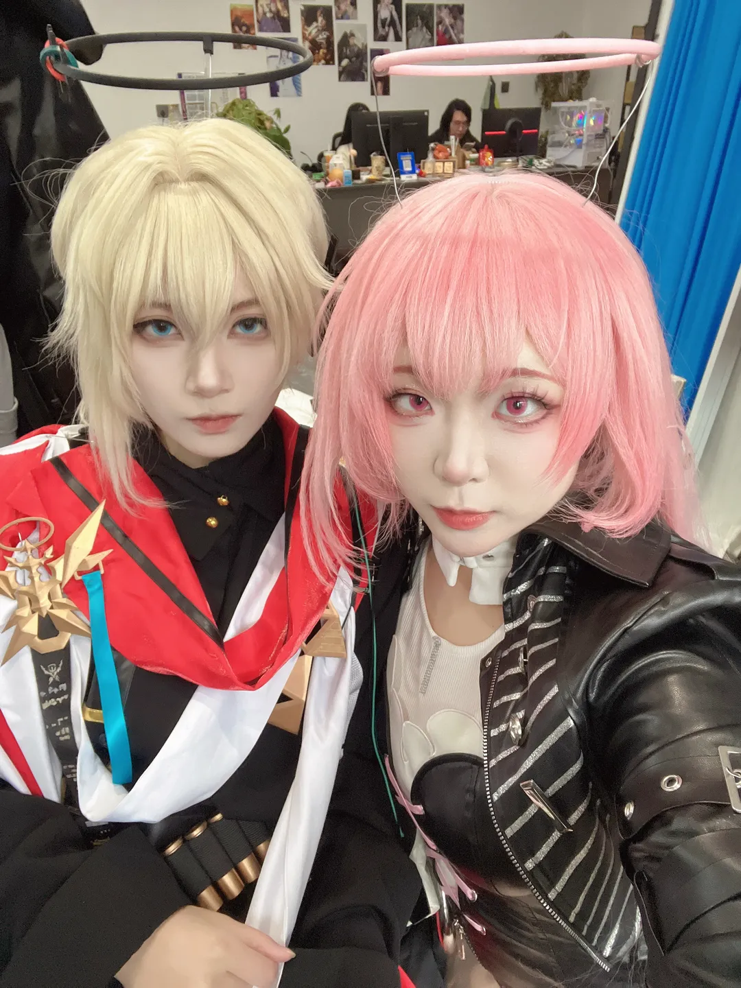 アークナイツ, ストッキング コスプレ, ヤセヌスの復讐譚, ラテラーノのサンクタ コスプレ, コスプレグループ撮影 - 5枚目