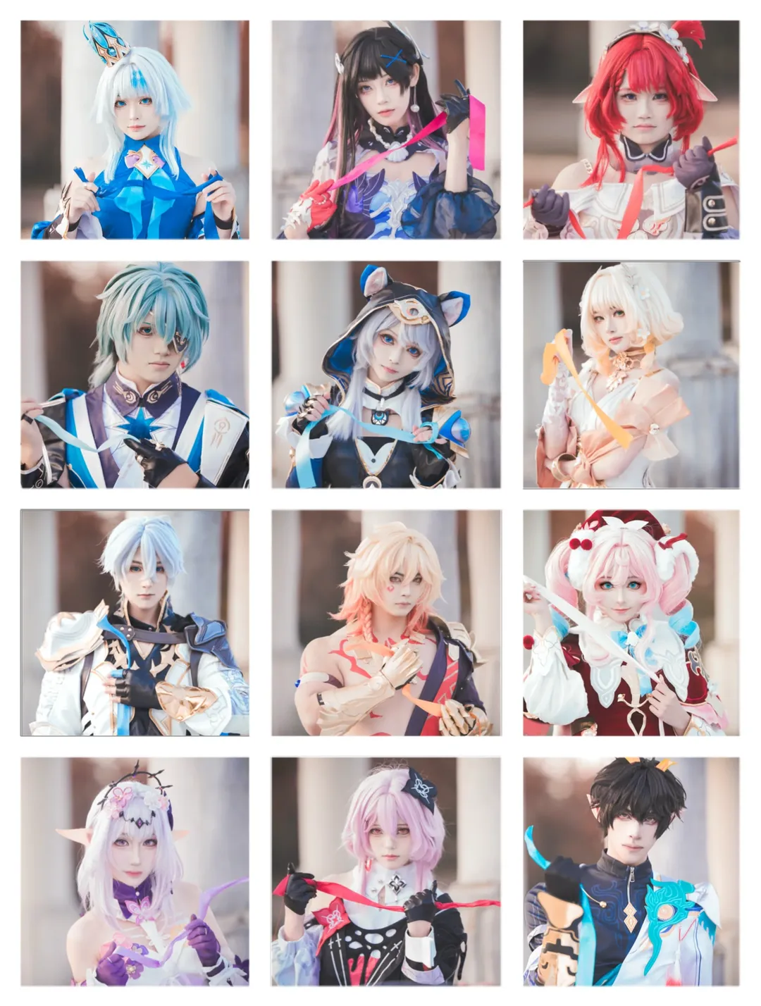 崩坏星穹铁道, 翁法罗斯, cosplay摄影, 黄金裔cos, 群像cos - 第1张