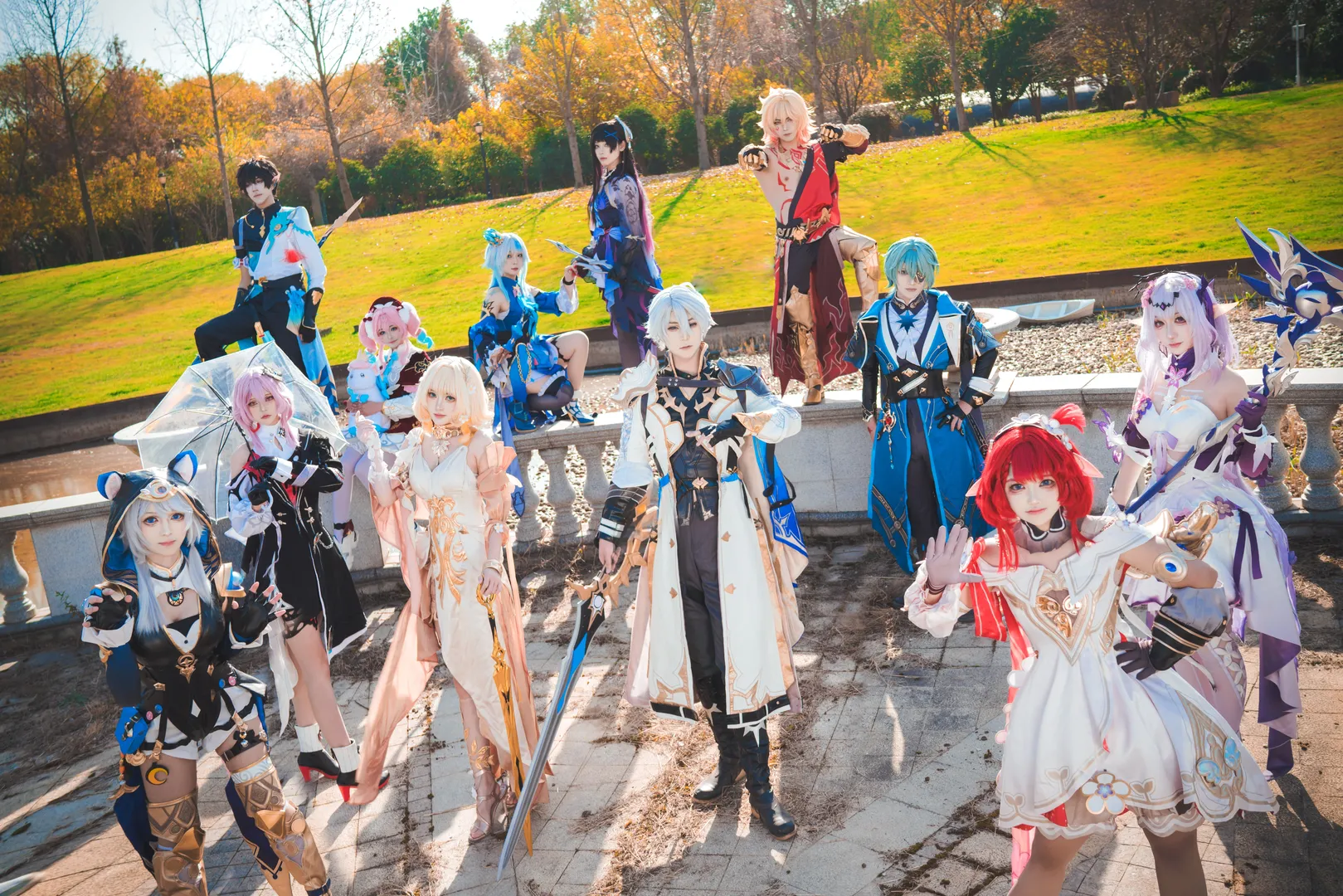 崩坏星穹铁道, 翁法罗斯, cosplay摄影, 黄金裔cos, 群像cos - 第2张