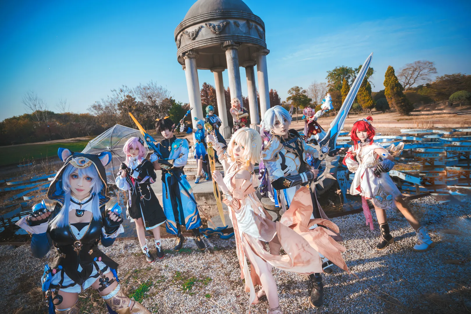 崩坏星穹铁道, 翁法罗斯, cosplay摄影, 黄金裔cos, 群像cos - 第5张