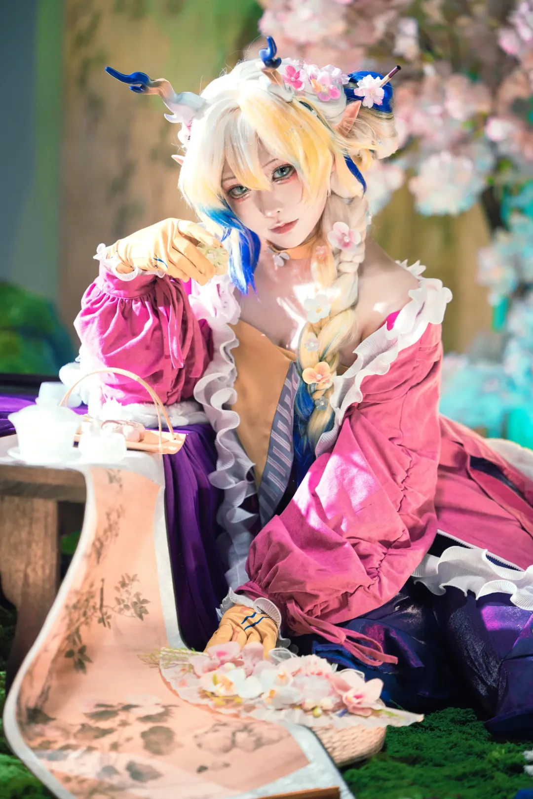 黍cos, 明日方舟, 春日宴, cosplay摄影, 相变临界