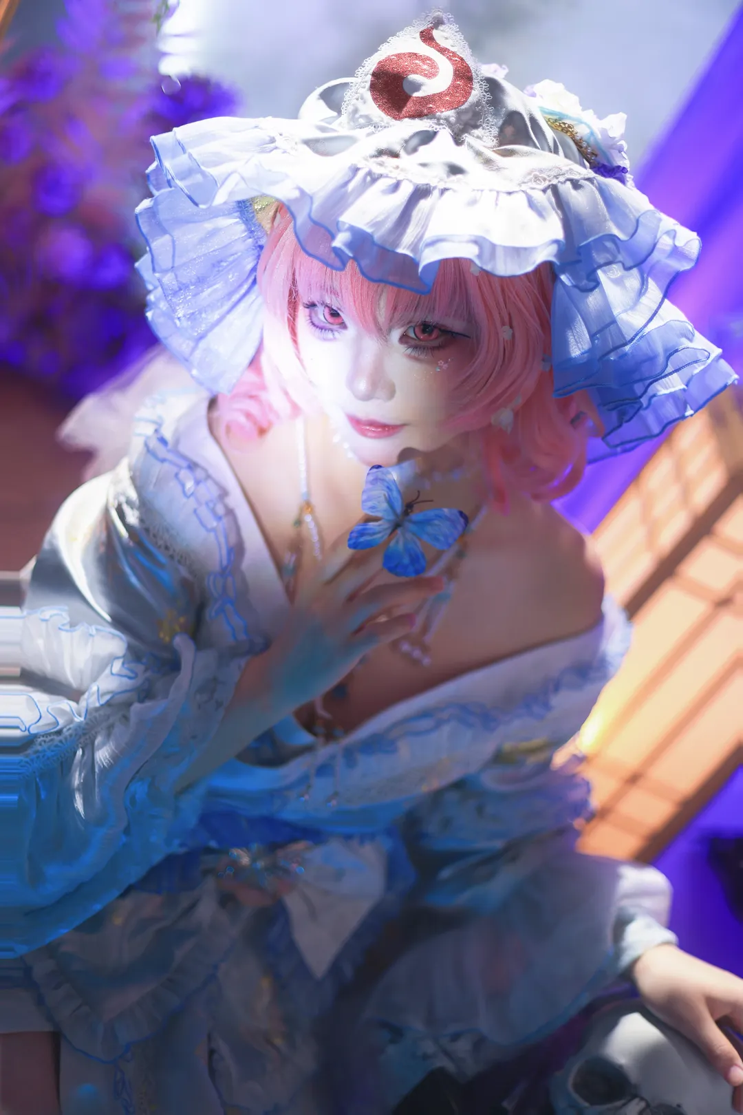 cosplay, 东方project, 西行寺幽幽子cos, 哥特洛丽塔, 亡灵 - 第3张