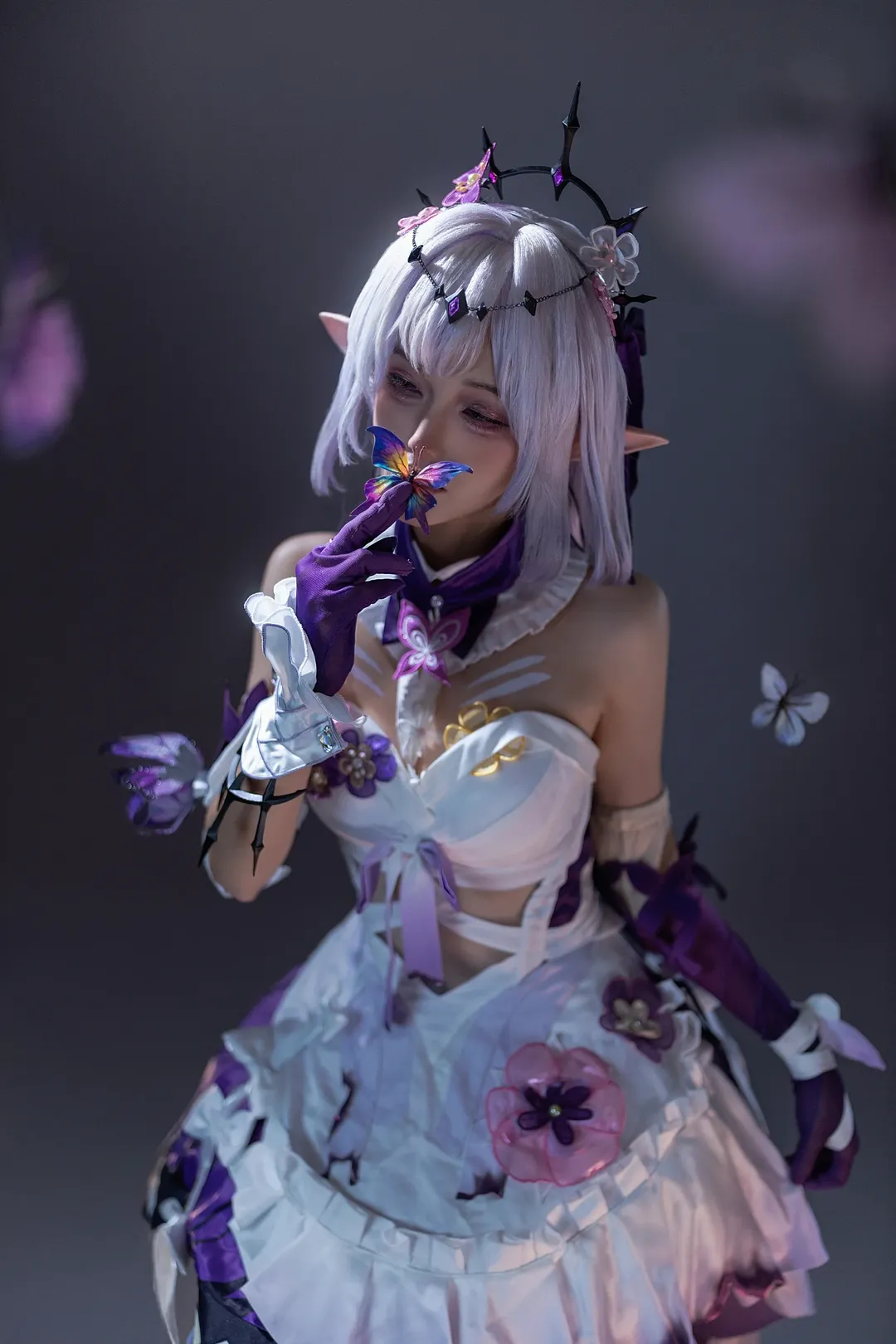 崩壊：スターレイル, キャストリス コスプレ, エルフ耳, コスプレ撮影, ストッキングコーデ - 3枚目