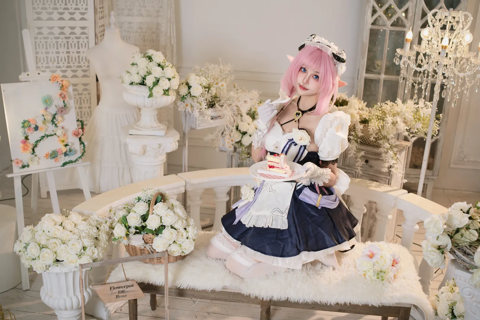 泳装, 漫展返图, 白丝, 大凤cos, 真人cosplay