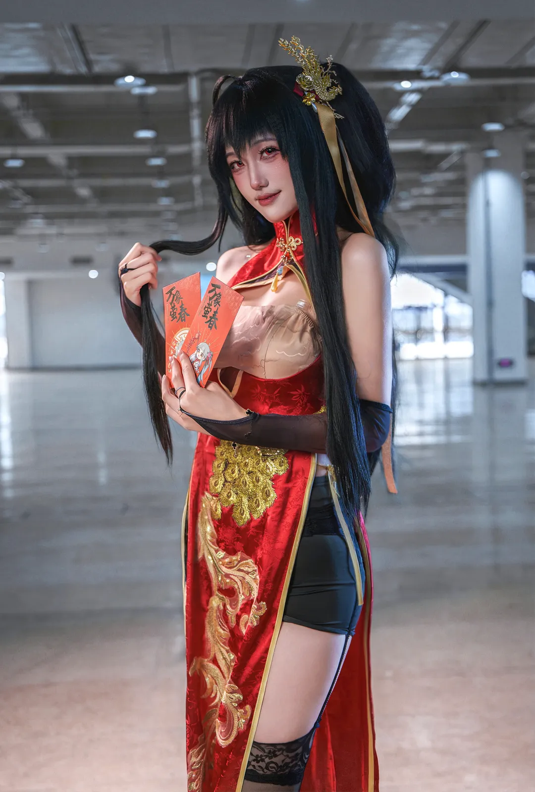 碧蓝航线, 旗袍cos, cosplay摄影, 大凤cos, 元旦