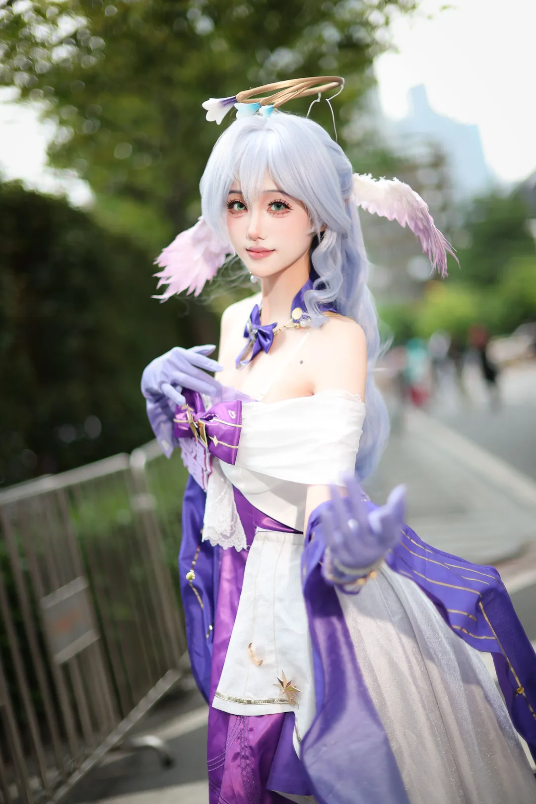 Honkai: Star Rail, Convention photos, Firefly ACG Expo, Robin cosplay, Outdoor cosplay
