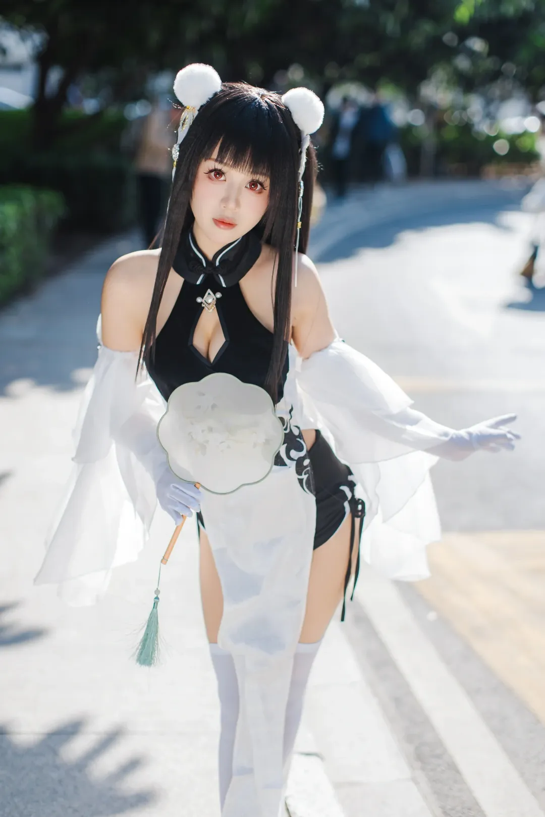 cosplay, 碧蓝航线, 萤火虫漫展, 白丝, 彼得史特拉塞cos - 第2张