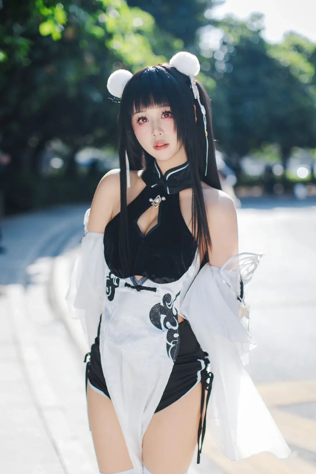 cosplay, 碧蓝航线, 萤火虫漫展, 白丝, 彼得史特拉塞cos - 第4张
