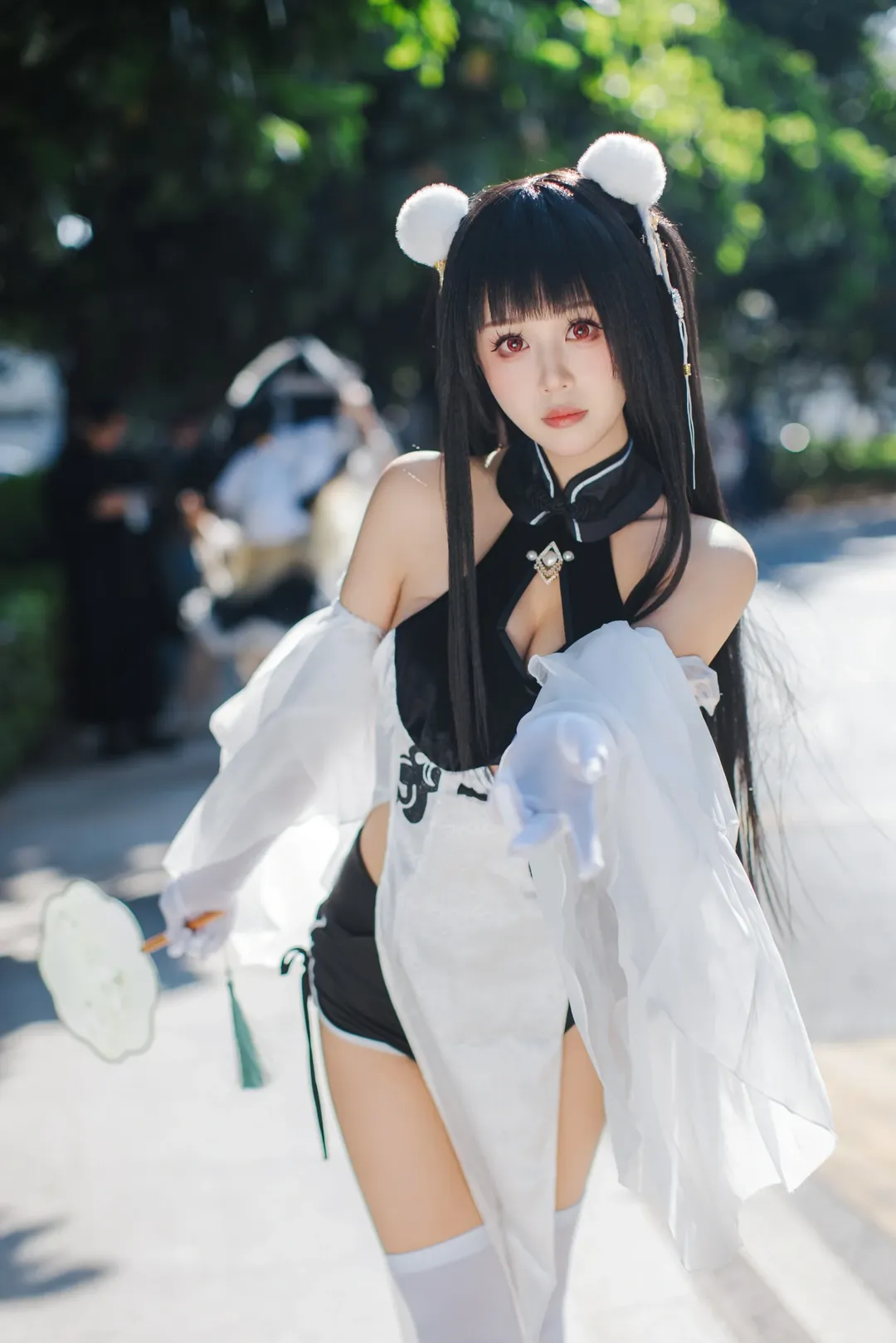 cosplay, 碧蓝航线, 萤火虫漫展, 白丝, 彼得史特拉塞cos - 第5张