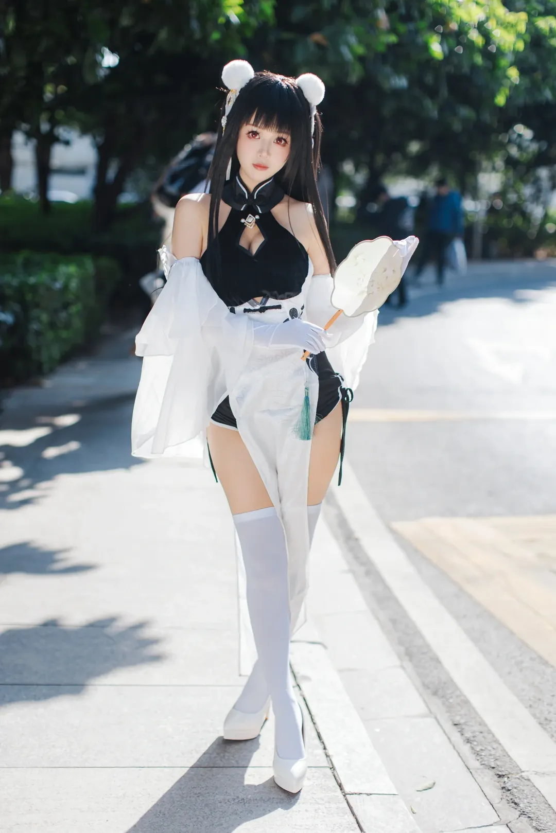cosplay, 碧蓝航线, 萤火虫漫展, 白丝, 彼得史特拉塞cos - 第6张