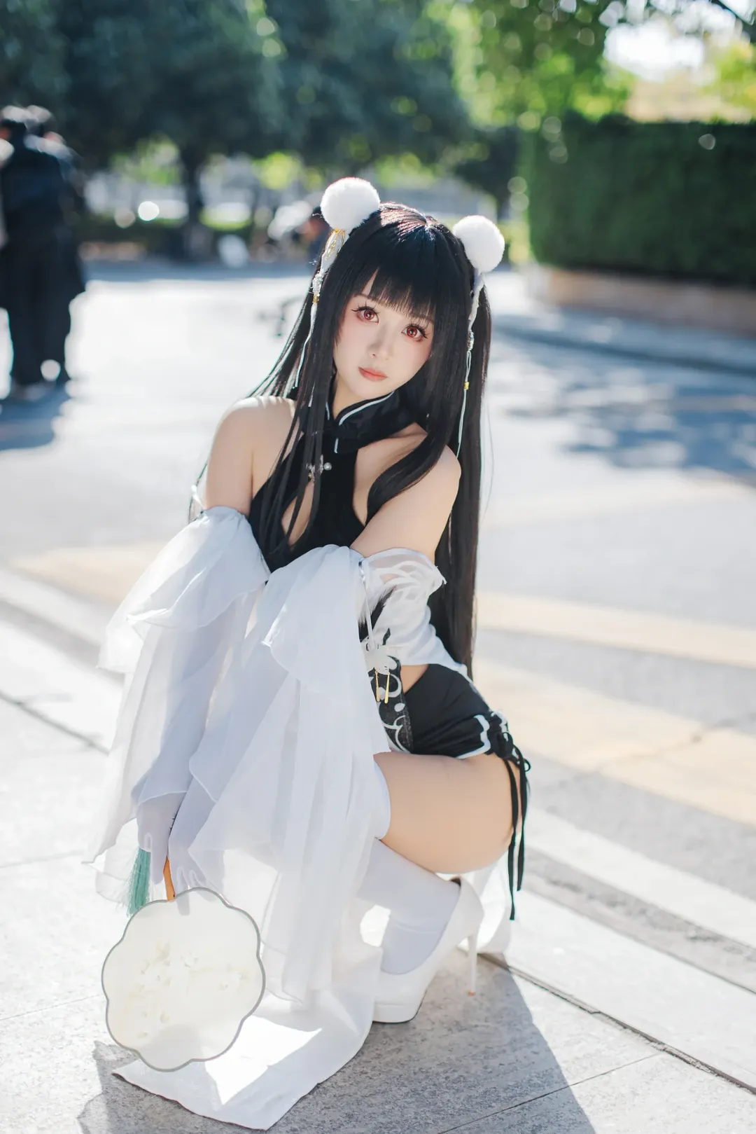 cosplay, 碧蓝航线, 萤火虫漫展, 白丝, 彼得史特拉塞cos - 第7张