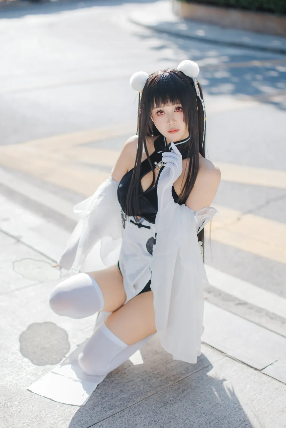cosplay, 碧蓝航线, 萤火虫漫展, 白丝, 彼得史特拉塞cos - 第8张