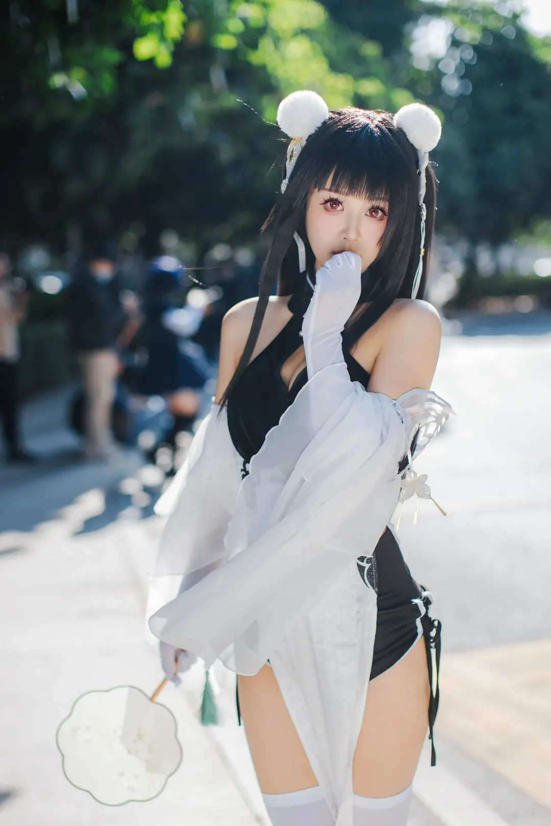 cosplay, 碧蓝航线, 萤火虫漫展, 白丝, 彼得史特拉塞cos - 第9张