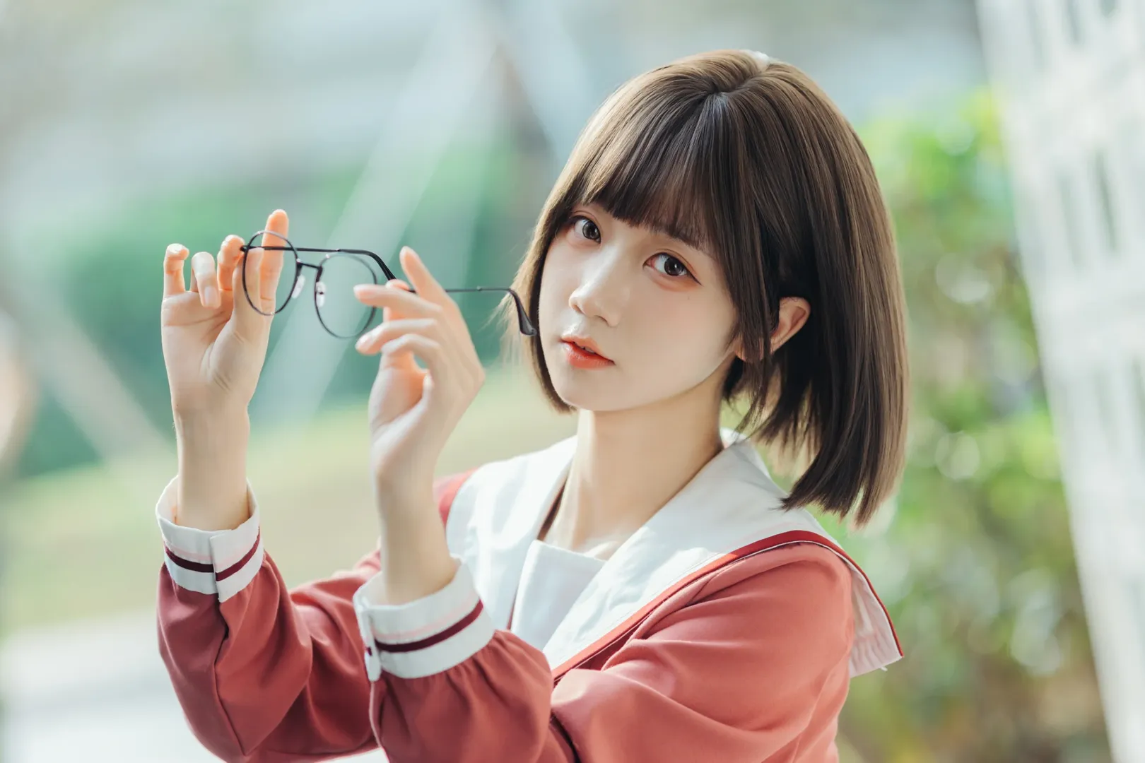 漫展返图, jk制服, 日系摄影, 眼镜娘, CPGZ07 - 第4张