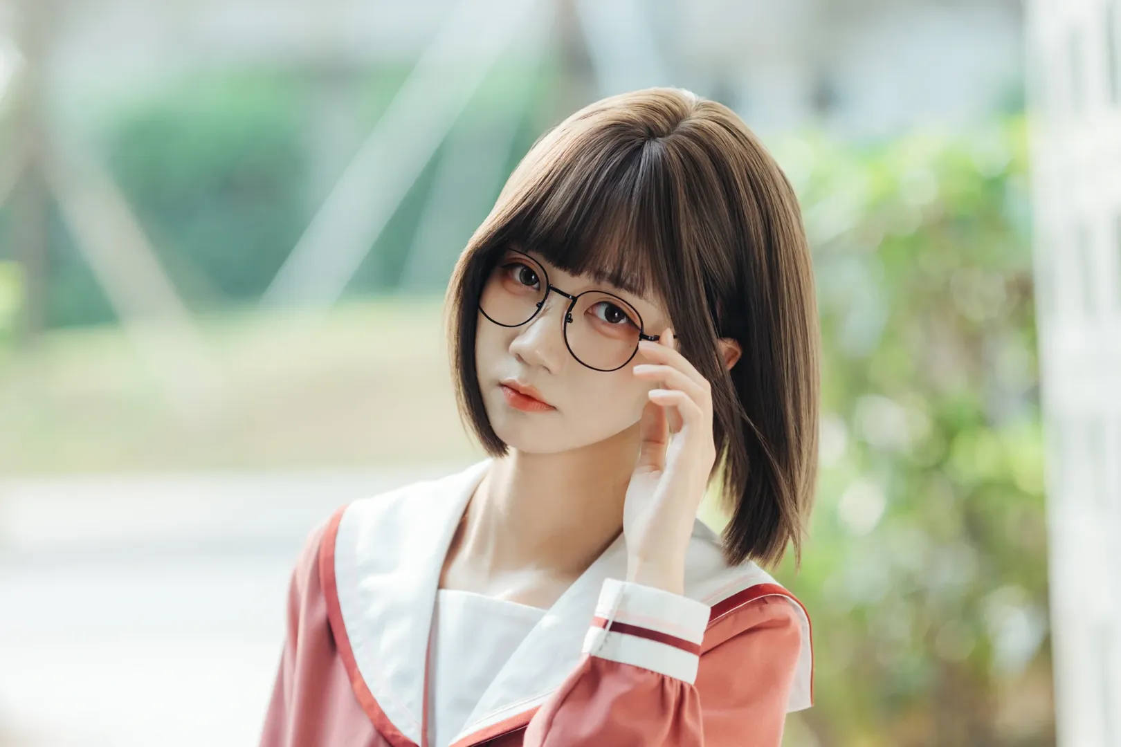 漫展返图, jk制服, 日系摄影, 眼镜娘, CPGZ07 - 第7张