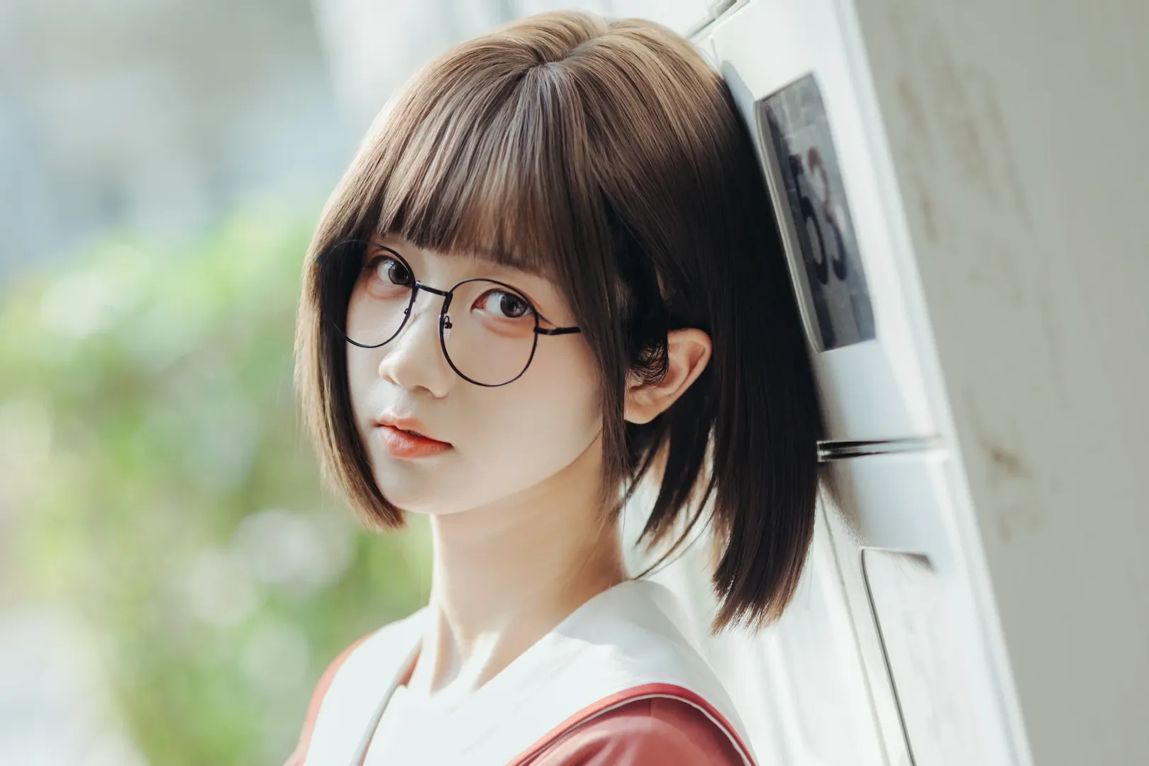 漫展返图, jk制服, 日系摄影, 眼镜娘, CPGZ07 - 第8张
