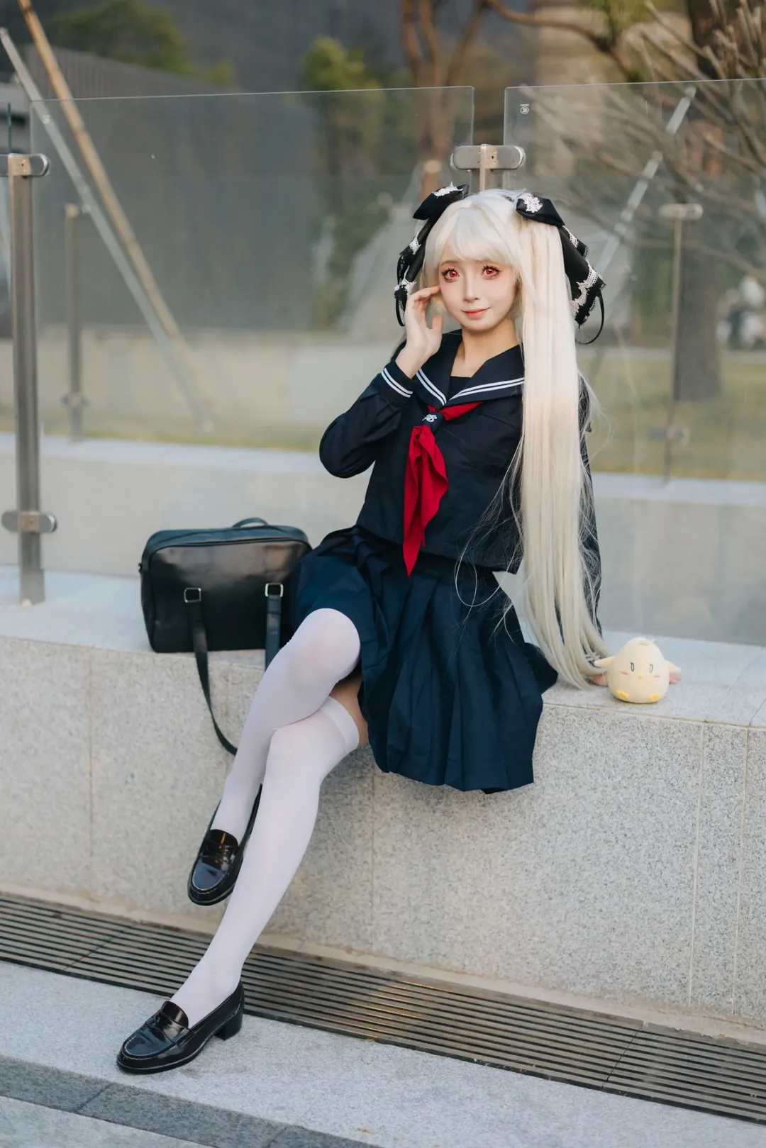 碧蓝航线, 漫展返图, 可畏cos, 白丝穿搭, jk水手服